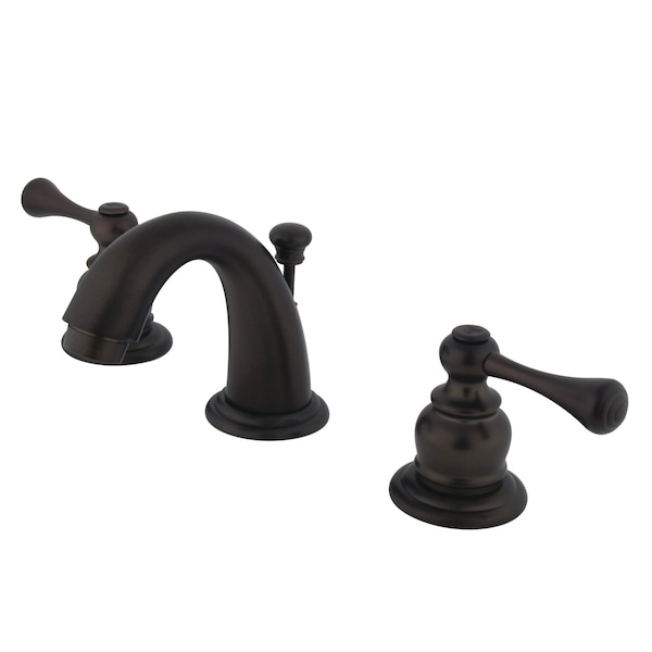 Vintage Widespread Bathroom Faucet, Oil Rubbed Bronze